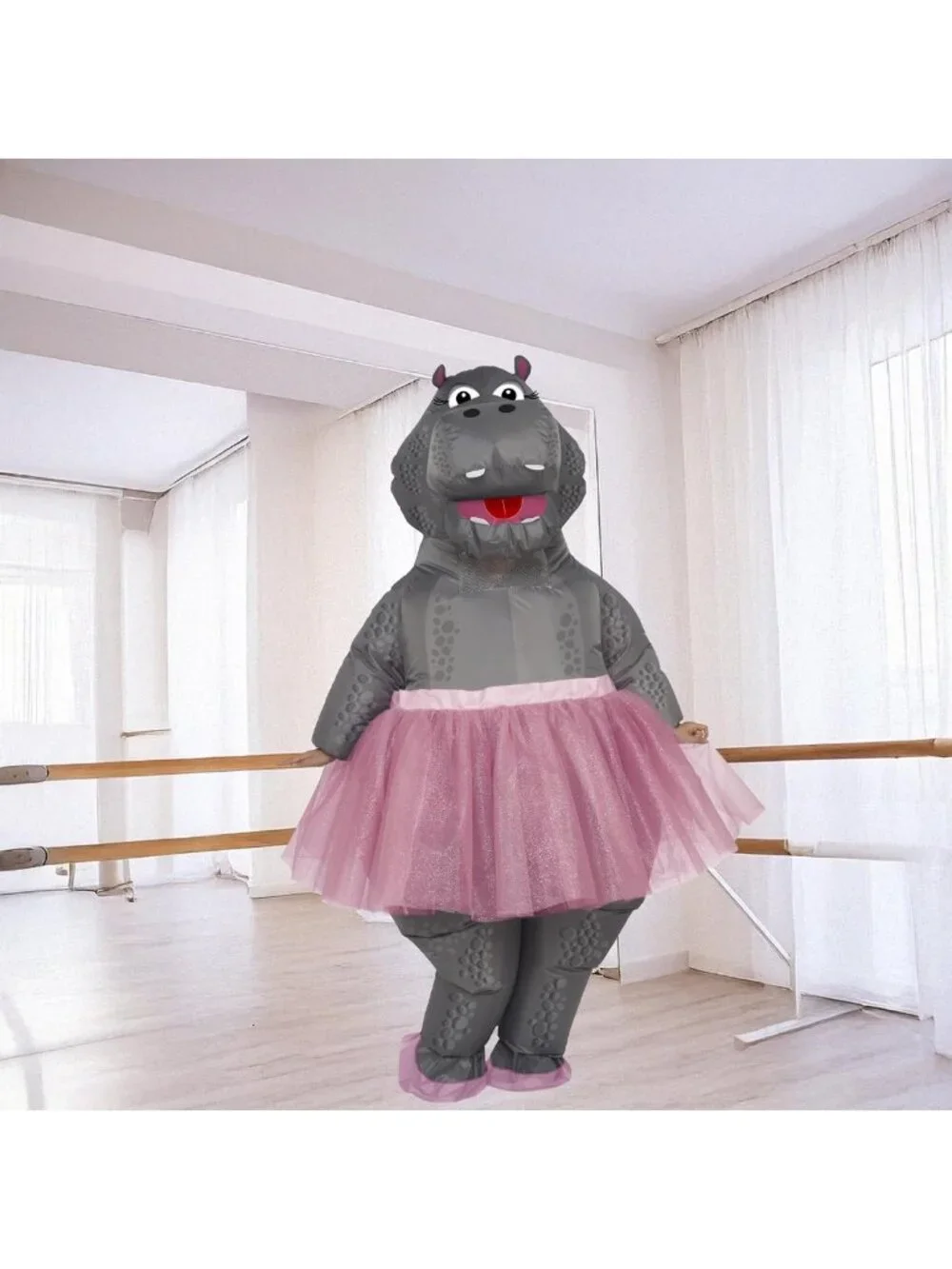 Inflatable Hippo Costume for Adults - Fun Unisex One Size Party Outfit